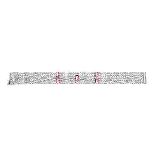 bracelet femme argent zirconium 9500296