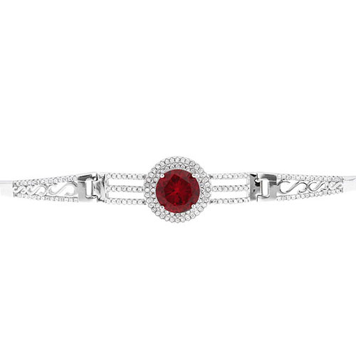 bracelet femme argent zirconium 9500303 pic2