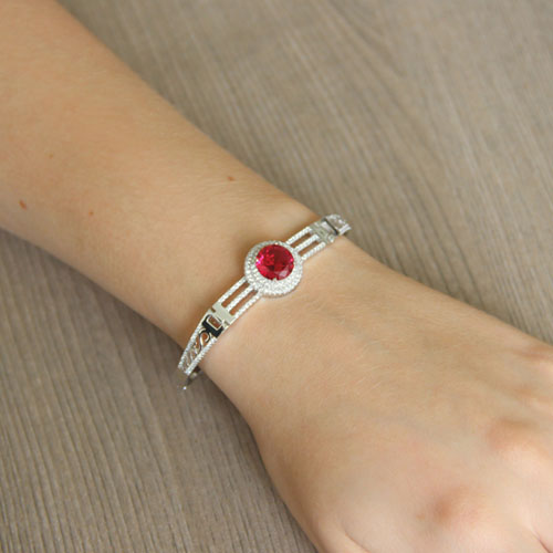 bracelet femme argent zirconium 9500303 pic5
