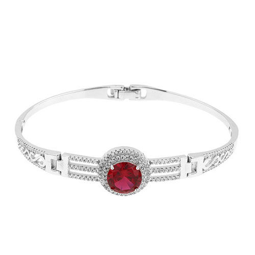 bracelet femme argent zirconium 9500303