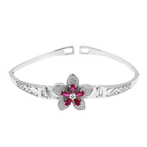 bracelet femme argent zirconium 9500309