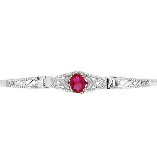 bracelet femme argent zirconium 9500310 pic2