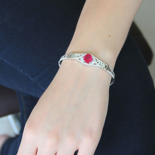 bracelet femme argent zirconium 9500310 pic4