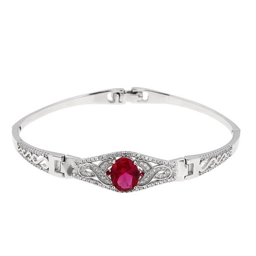 bracelet femme argent zirconium 9500310