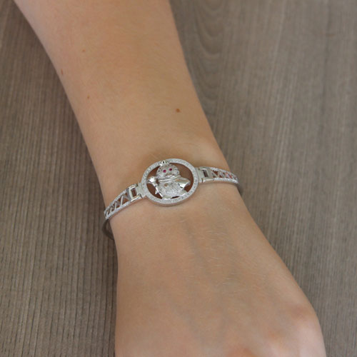 bracelet femme argent zirconium 9500311 pic5