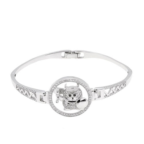 bracelet femme argent zirconium 9500312