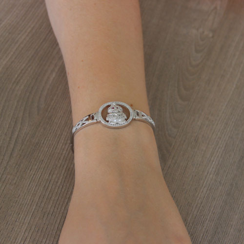 bracelet femme argent zirconium 9500314 pic5