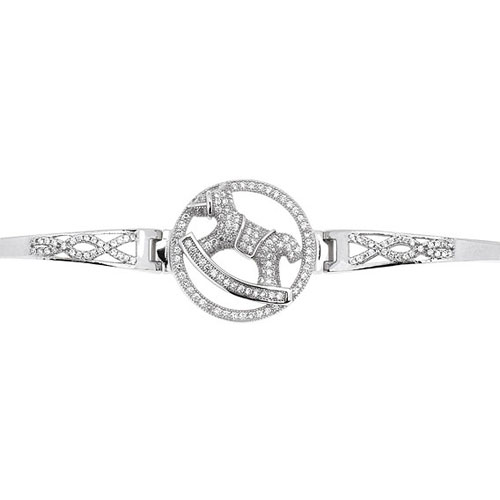 bracelet femme argent zirconium 9500317 pic2