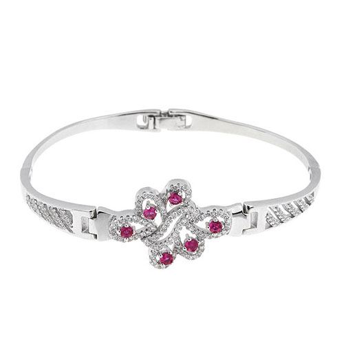 bracelet femme argent zirconium 9500322