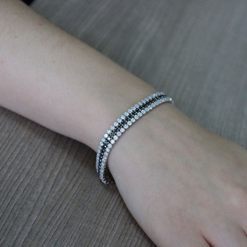 bracelet femme argent zirconium 9500406 pic5