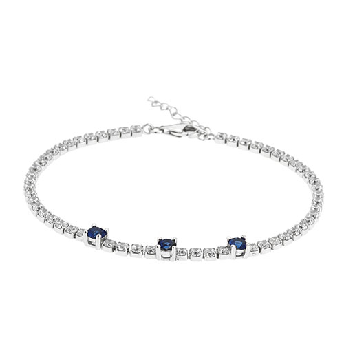 bracelet femme argent zirconium 9500410