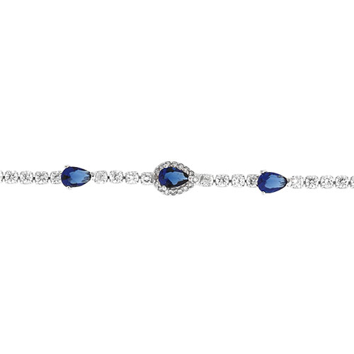 bracelet femme argent zirconium 9500411 pic2