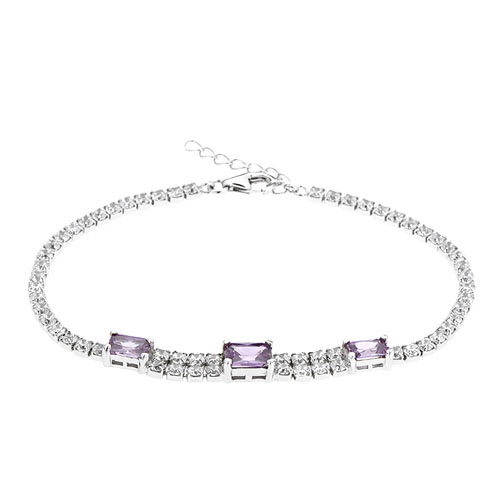 bracelet femme argent zirconium 9500413