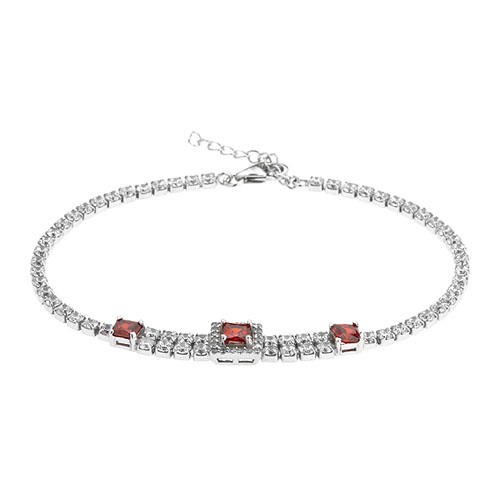 bracelet femme argent zirconium 9500414