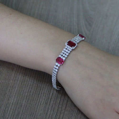 bracelet femme argent zirconium 9500417 pic5