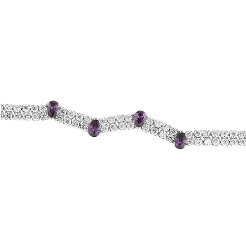 bracelet femme argent zirconium 9500421 pic2