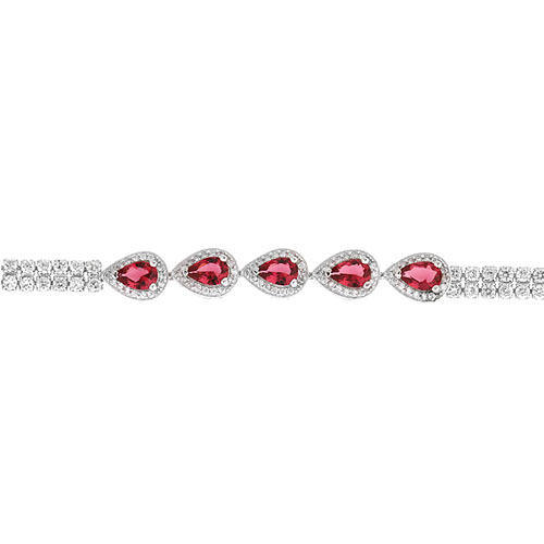 bracelet femme argent zirconium 9500422 pic2