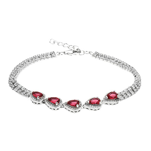 bracelet femme argent zirconium 9500422
