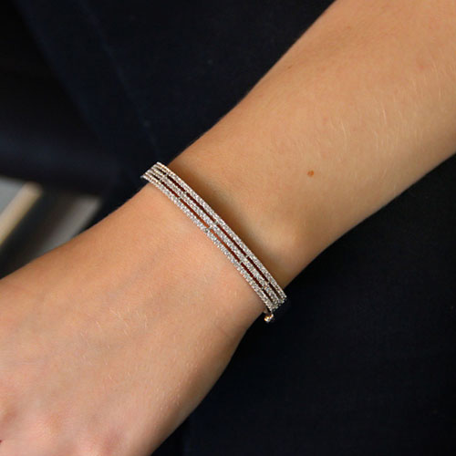 bracelet femme argent zirconium 9600101 pic5