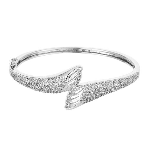 bracelet femme argent zirconium 9600105