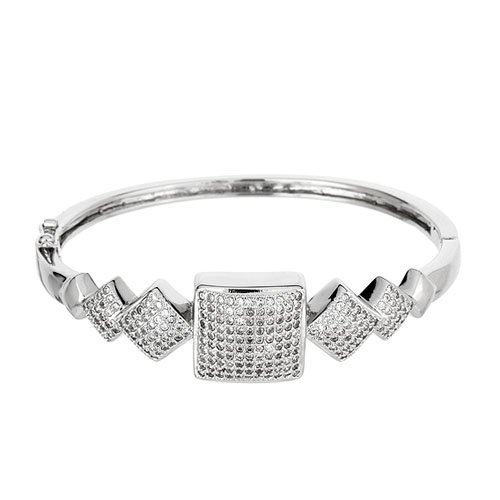 bracelet femme argent zirconium 9600111