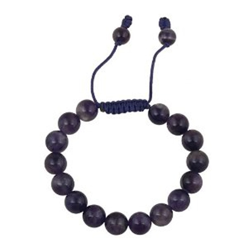 bracelet perles amethyste 1602