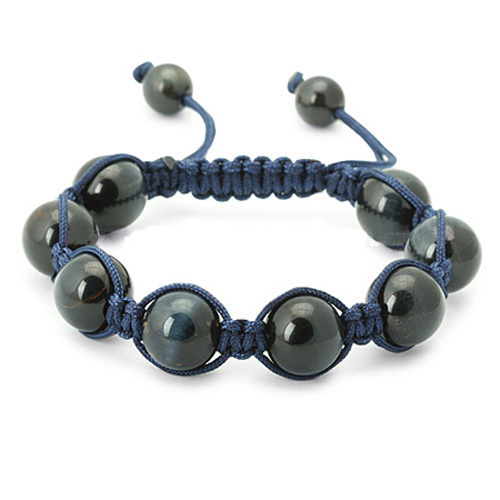 bracelet perles blue tiger eye 1567
