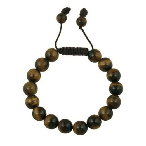 bracelet perles tiger eye 1601