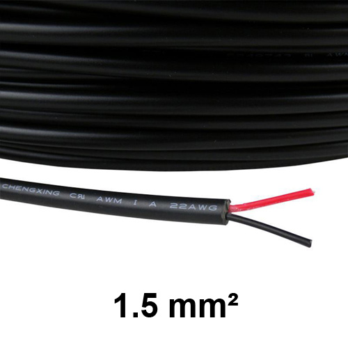 cable led gaine 2 conducteurs 15mm2