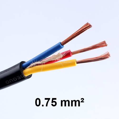 cable led gaine 3 conducteurs 075mm2
