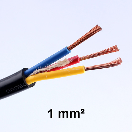 cable led gaine 3 conducteurs 1mm2
