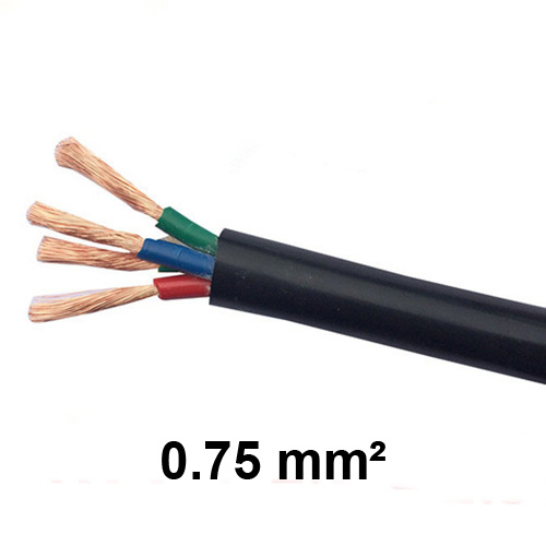 cable led gaine 4 conducteurs 075mm2