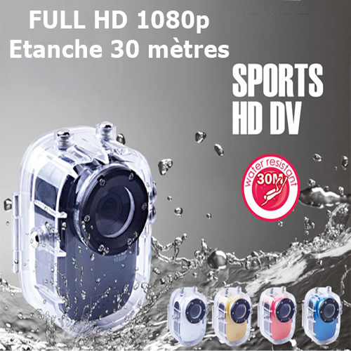 camera etanche 30m FULL HD CAMSPRFHDE