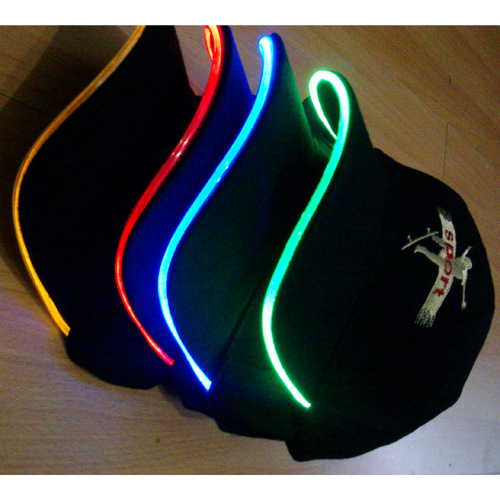 casquette lumineuse led style neon pic5