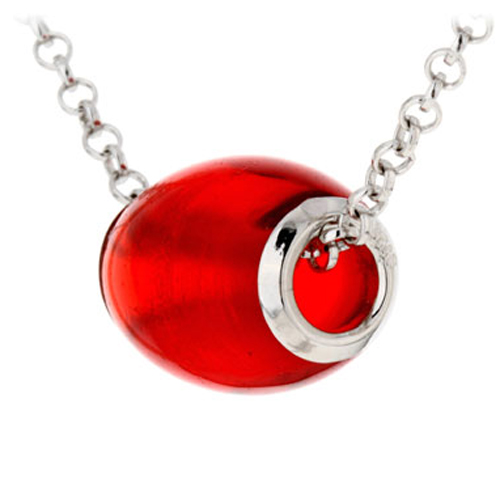 collier argent 925 opale rouge pic3