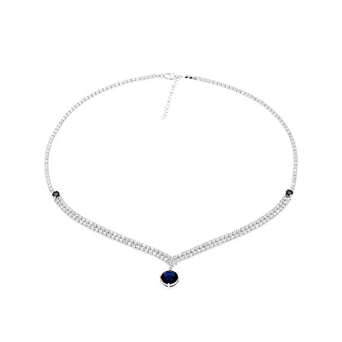 collier femme argent zirconium 8500015 pic2