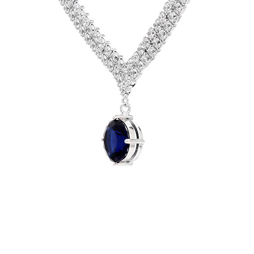 collier femme argent zirconium 8500015 pic3