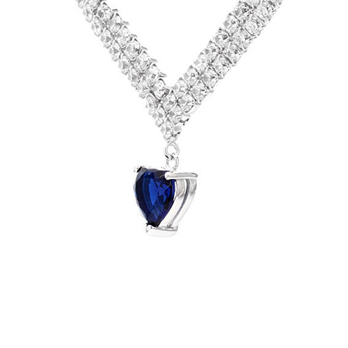 collier femme argent zirconium 8500017 pic3