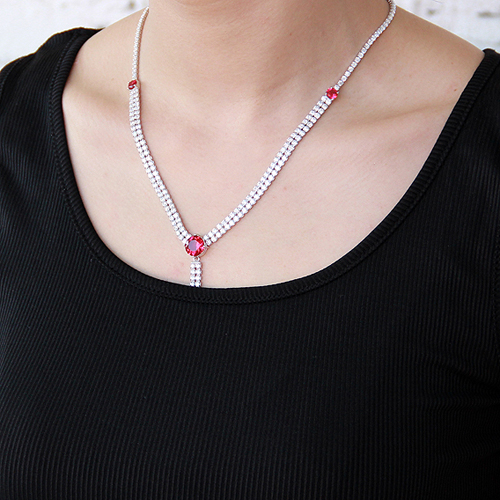 collier femme argent zirconium 8500019 pic6