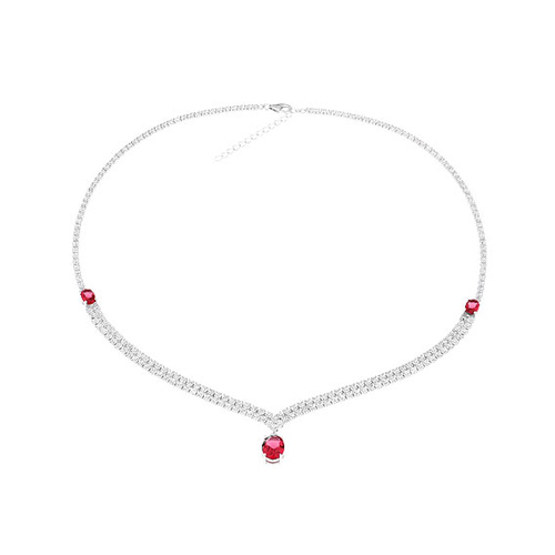 collier femme argent zirconium 8500021 pic2