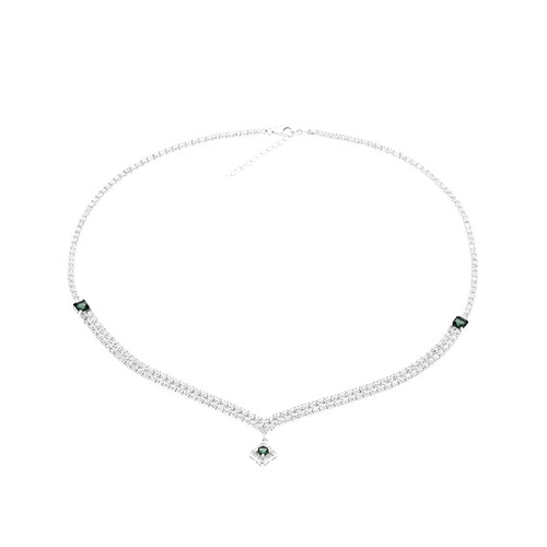 collier femme argent zirconium 8500023 pic2