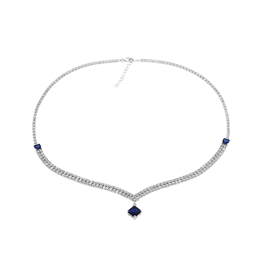 collier femme argent zirconium 8500028 pic2