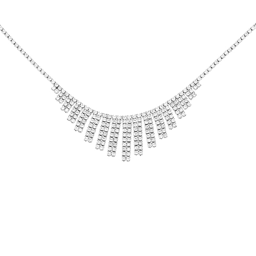 collier femme argent zirconium 8500029