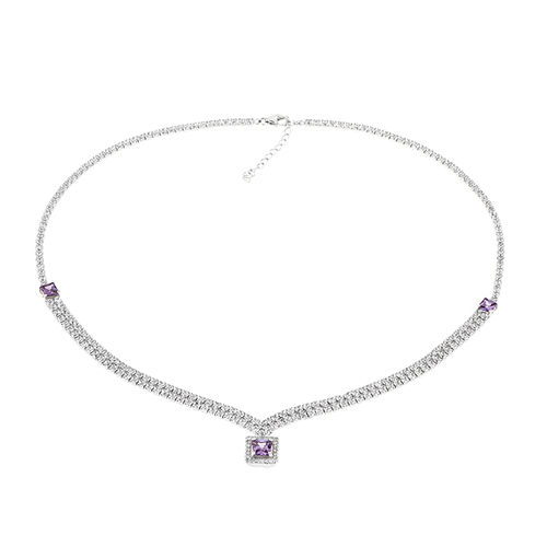 collier femme argent zirconium 8500032 pic2