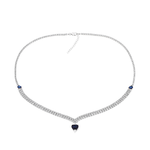 collier femme argent zirconium 8500041 pic2