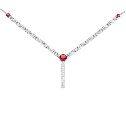 collier femme argent zirconium 8500042