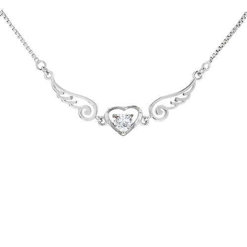 collier femme argent zirconium 8500048