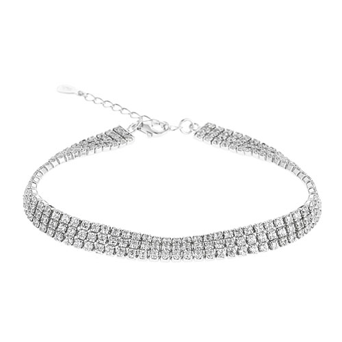 collier femme argent zirconium 9500405