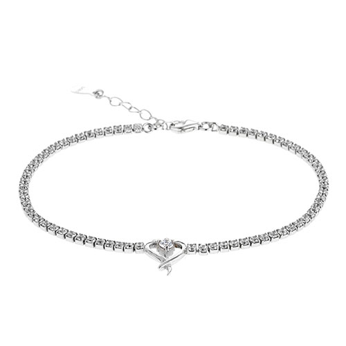 collier femme argent zirconium 9500408