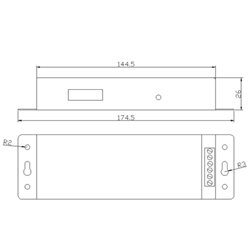 controleur led DMX 15A CTRLDMXRGB101 pic4